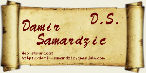 Damir Samardžić vizit kartica